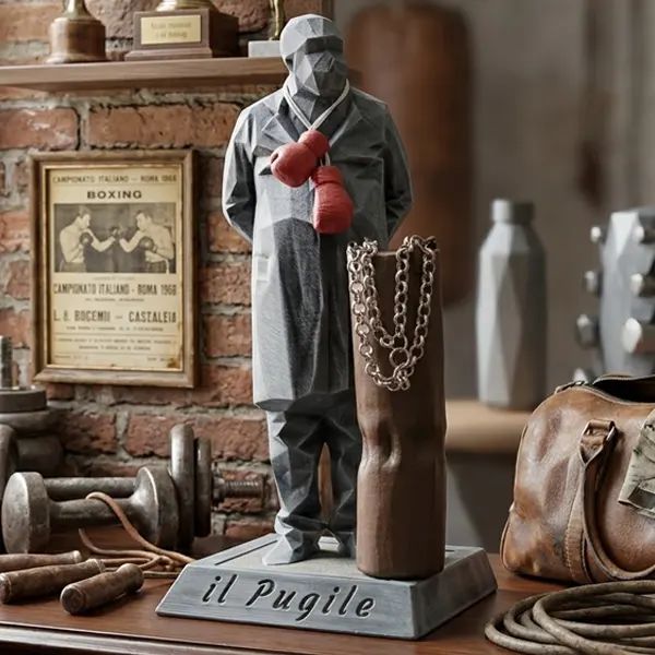 Amilcare Il Pugile - statuetta stampata in 3D