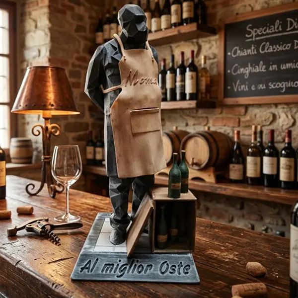Amilcare L'Oste - statuetta stampata in 3D
