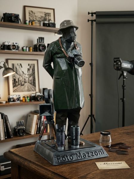 Amilcare Amilcare versione Fotografo - statuetta stampata in 3D